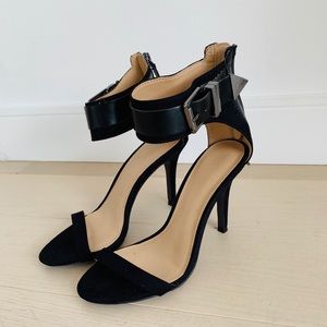 Zara Heels w/ Buckle & Zipper - Sz 6